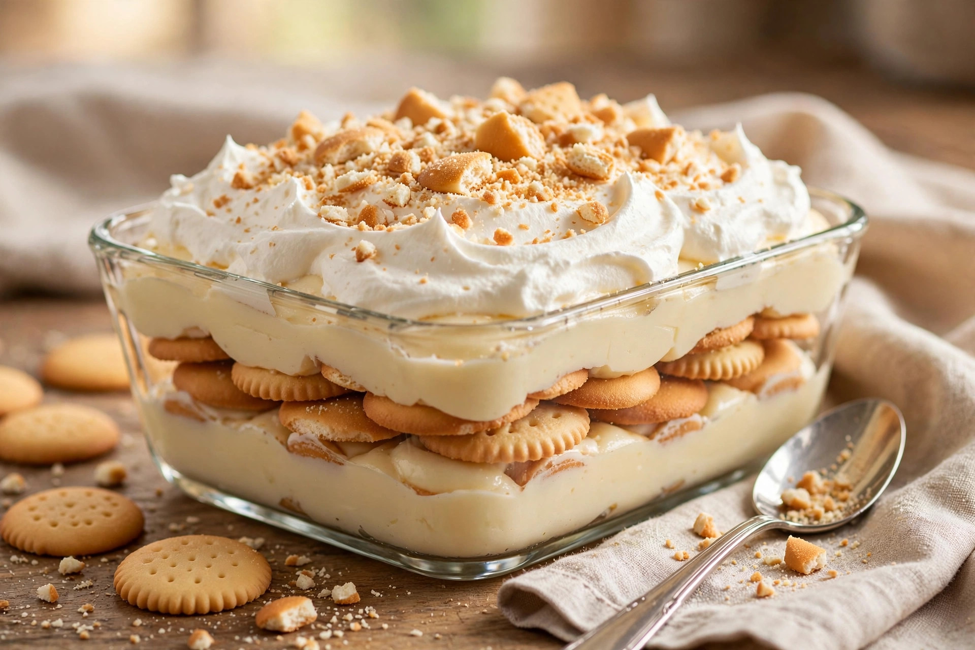 Cookie pudding dessert